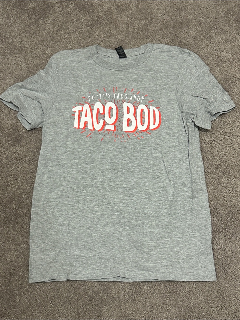 Gray Short-Sleeve 'Taco Bod' Graphic Tee